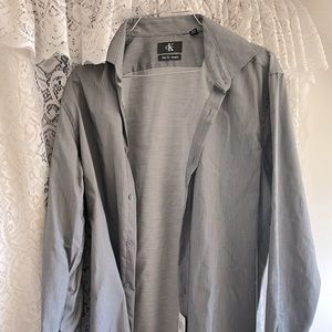 NWT Calvin Klein Slim Fit Stretch Dress Shirt